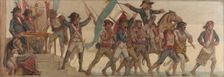 The departure of conscripts, The homeland in danger: Sketch for the school in rue de Chatea..., 1879 Creator: Diogene Ulyssee Napoleon Maillart