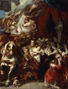 The Departure of Elisabeth of France for Spain, after 1858. Creator: Eugene Isabey