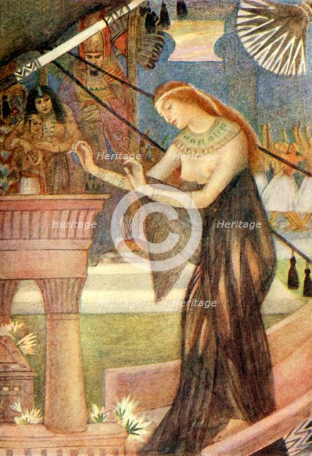 'The Departure of Iris from Byblos', 1915. Creator: Evelyn Paul.