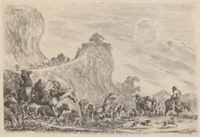 The Departure of Jacob to Egypt, probably 1647. Creator: Stefano della Bella