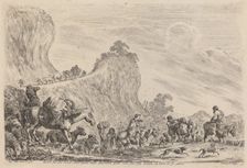 The Departure of Jacob to Egypt, probably 1647. Creator: Stefano della Bella