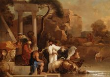 The Departure of Jacob, mid-17th century. Creator: Sébastien Bourdon