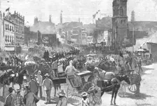 'The Departure of Lord and Lady Carrington from Sydney for England; The Procession passing down Geo Creator: Unknown