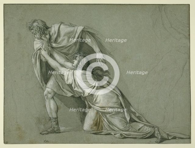 The Departure of Marcus Attilius Regulus for Carthage, 1785/86. Creator: Jacques-Louis David.