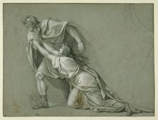 The Departure of Marcus Attilius Regulus for Carthage, 1785/86. Creator: Jacques-Louis David