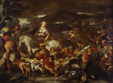 The Departure of Rebecca, Second Half of the 17th century. Creator: Giordano, Luca (1632-1705)