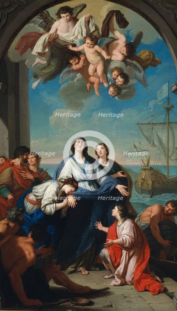 The Departure of Saints Paula and Eustochium for the Holy Land. Creator: Giuseppe Bottani.
