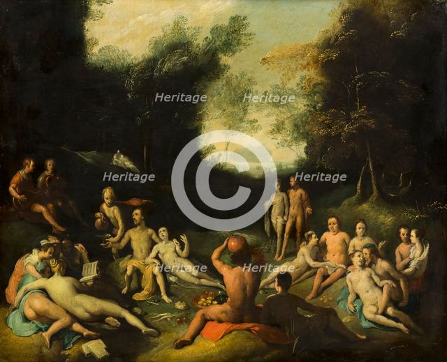 The Depravity of Mankind before the Flood. Creator: Cornelis Cornelisz van Haarlem (after).