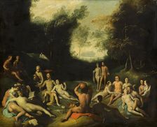 The Depravity of Mankind before the Flood. Creator: Cornelis Cornelisz van Haarlem (after)
