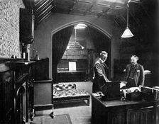 The Deputy Speaker's office, House of Commons, Westminster, London, c1905