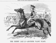 The Derby Day(?) - Another False Start. 1858. Creator: Unknown