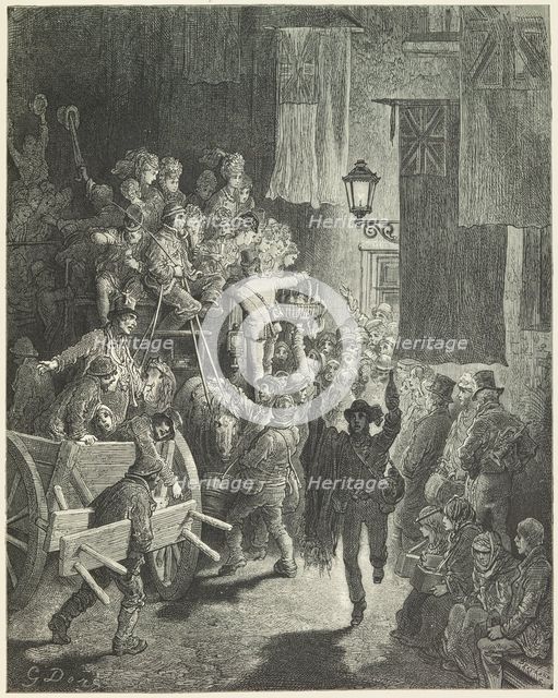 The Derby - Returning Home, 1872.  Creator: Antoine Valerie Bertrand.