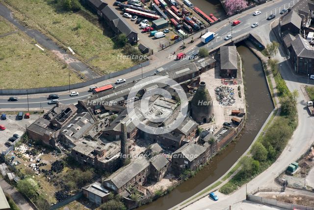 The derelict Price and Kensington Teapot Works in Longport, City of Stoke-on-Trent, 2021. Creator: Damian Grady.