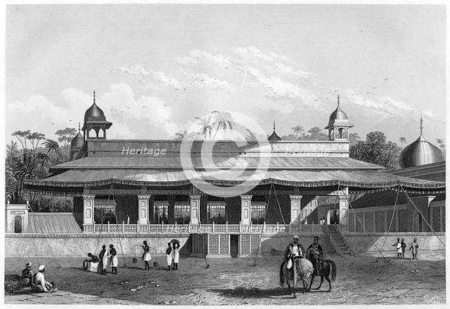 'The Dewas Khan, (Hall of Audience), Delhi', c1860. Artist: Unknown