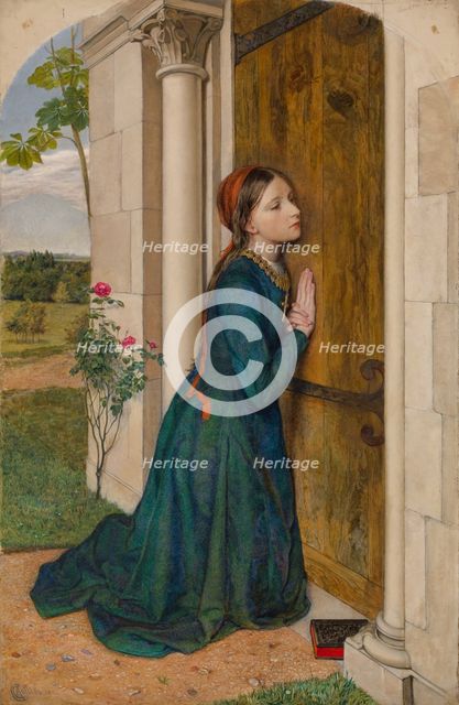 The Devout Childhood of St. Elizabeth of Hungary, between 1851 and 1852. Creator: Charles Allston Collins.