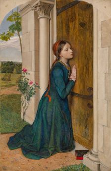 The Devout Childhood of St. Elizabeth of Hungary, between 1851 and 1852. Creator: Charles Allston Collins