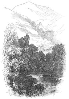 The Devon Valley Railway in Scotland: near Dollar, 1869. Creator: Unknown