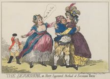 The Devonshire, or Most Approved Method of Securing Votes, April 12, 1784., April 12, 1784. Creator: Thomas Rowlandson