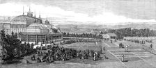 The Devonshire Park Lawn Tennis Ground, Eastbourne, 1881. Creator: Unknown