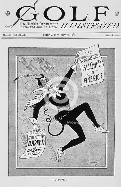 The Devil and the Schenectady Putter, 1911. Creator: Tom Wilkinson.