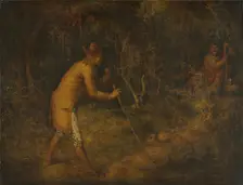 The Devil and Tom Walker, 1856. Creator: John Quidor (American, 1801-1881)