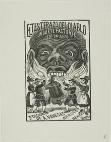 The Devil Butts With His Head, n.d. Creator: José Guadalupe Posada