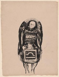 The Devil (Le Diable), 1896-1900. Creator: Odilon Redon