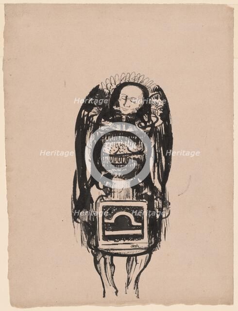 The Devil (Le Diable), 1896-1900. Creator: Odilon Redon.