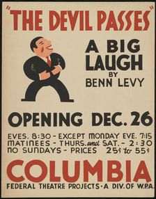 The Devil Passes, San Francisco, 1936. Creator: Unknown