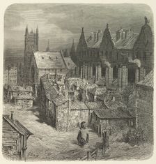 The Devil's Acre, Westminster, 1872. Creator: Paul Jonnard