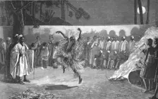 'The Devil's Dance on the West Coast of Africa 1890. Creator: Unknown