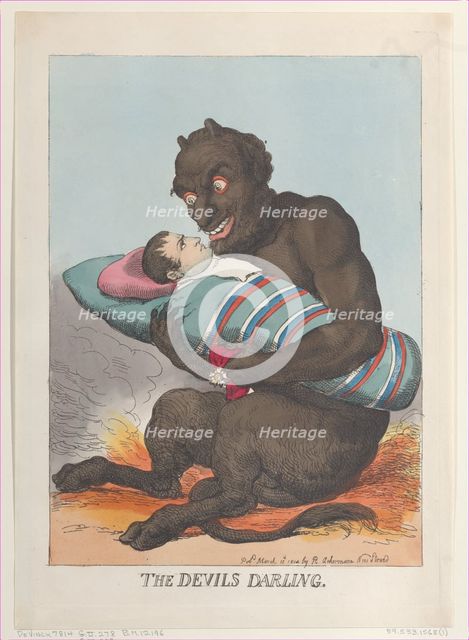 The Devil's Darling, March 12, 1814., March 12, 1814. Creator: Thomas Rowlandson.