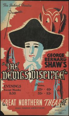 The Devil's Disciple, Chicago, 1937. Creator: Unknown