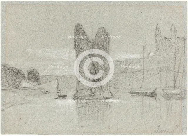 The Devil's Tower, 1833/1834. Creator: John Sell Cotman.