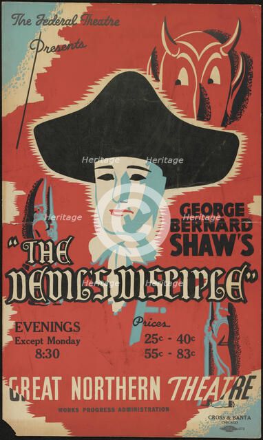 The Devil's Disciple, Chicago, 1937. Creator: Unknown.