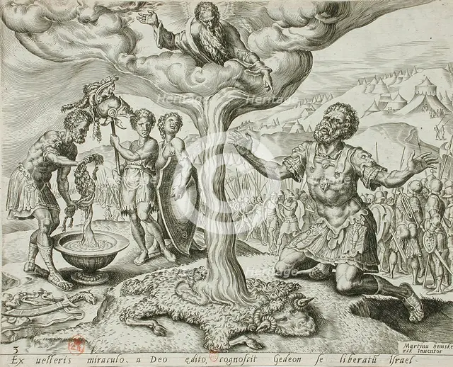 The Dew Upon the Fleece of Wool, 1561. Creator: Unknown.