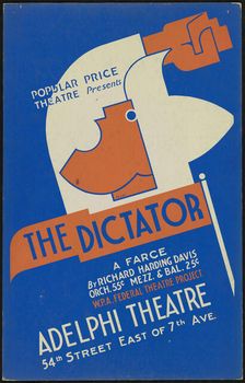 The Dictator, New York, 1936. Creator: Unknown