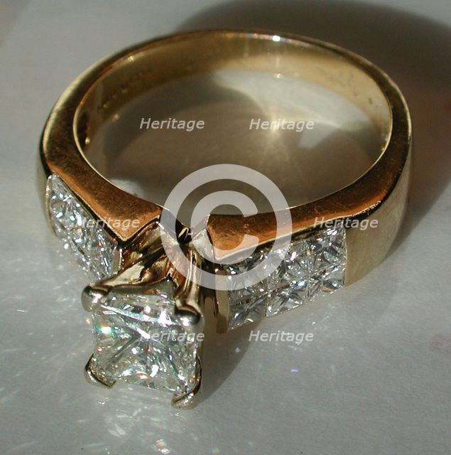 The diamond ring Marie de Medici. Artist: West European Applied Art  