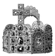 The diadem of Charlemagne, c8th century, (1870)