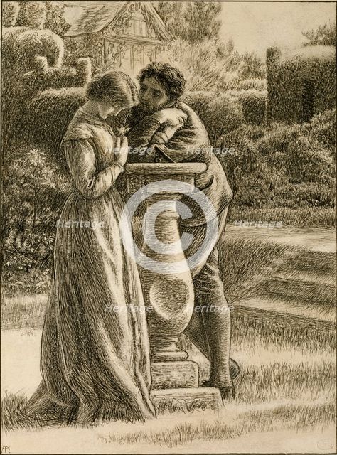 The Dial, 1871. Artist: Arthur Hughes.