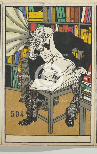 The Dialectician (Der Dialektforscher), 1911. Creator: Moritz Jung.