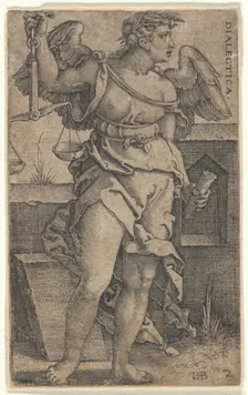 The Dialectic, from the episode "The Seven Liberal Arts", 1530-1540. Creator: Beham, Hans Sebald (1500-1550)