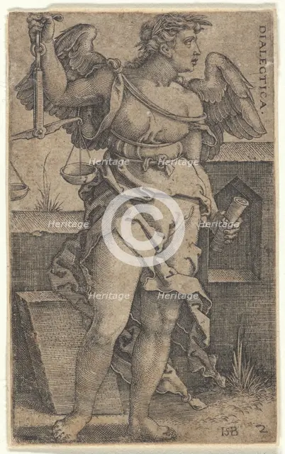 The Dialectic, from the episode "The Seven Liberal Arts", 1530-1540. Creator: Beham, Hans Sebald (1500-1550).