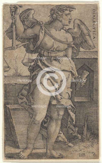 The Dialectic, from the episode "The Seven Liberal Arts", 1530-1540. Creator: Beham, Hans Sebald (1500-1550).