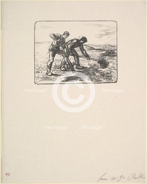 The Diggers, 1830-99. Creator: Eugène Froment.