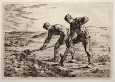 The Diggers. Creator: Jean-François Millet (French, 1814-1875)