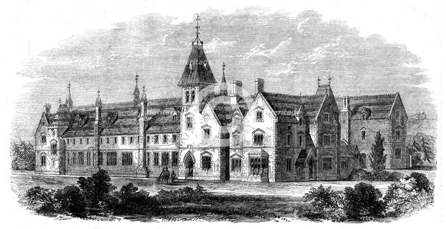 The Diocesan Training College, Winchester, opened...by the Bishop of Winchester, 1862. Creator: Unknown.