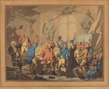 The Dinner, 1787. Creator: Thomas Rowlandson