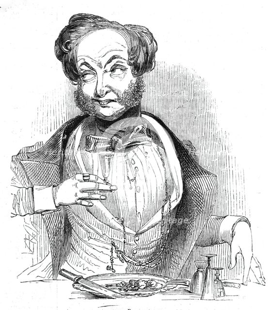 The Diner-Out. If thou wantest any thing, and wilt not call, beshrew thy heart - Shakespeare, 1844. Creator: Unknown.