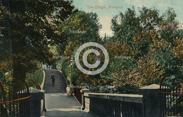 The Dingle, Penarth, Glamorgan, c1905. Artist: Unknown.